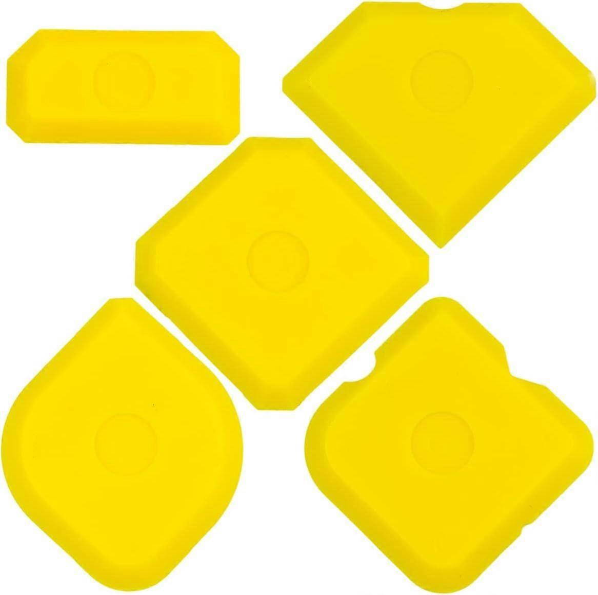 5-piece set for smoothing joints, scrapers for silicone and acrylic joints