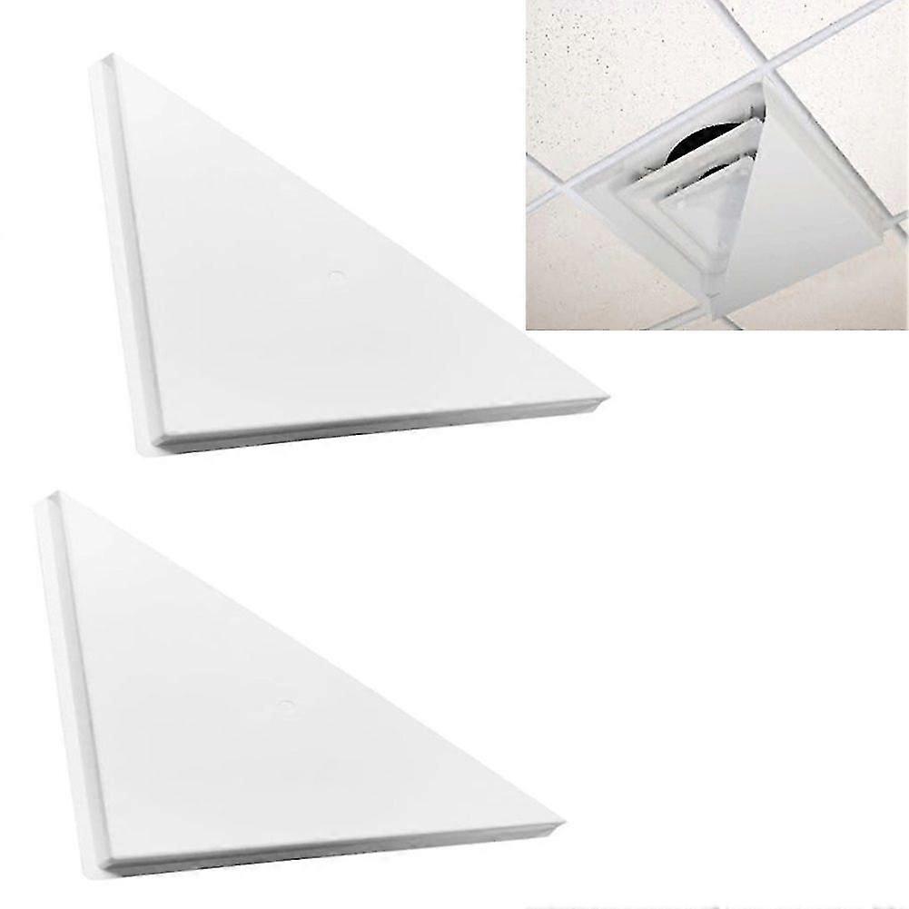 Corner Air Diverter (Triangle) for 2x2Ft Ceiling Air Diffuser