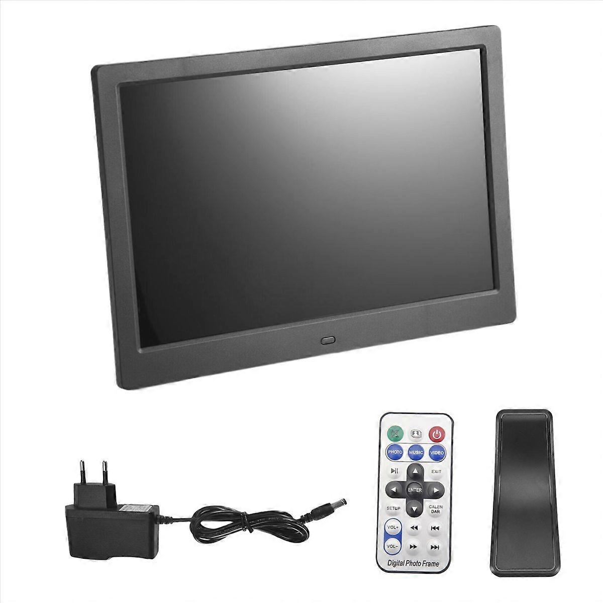 12 Inch Digital Photo Frame with Wireless Remote Control, EU PLUG