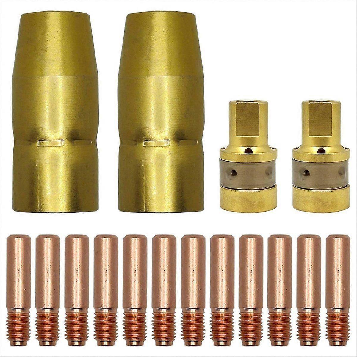 0.9mm Gas Nozzle Tip Kit for Millermatic 135/140/175/211,MIGGun Series M-10/15/100/150, Handler 120/125/135