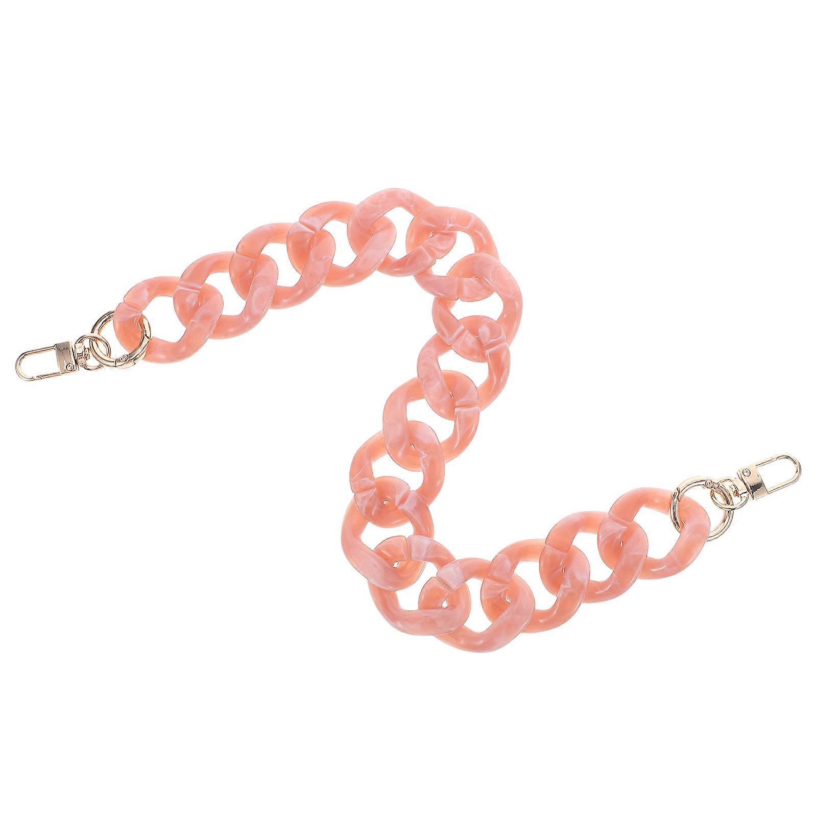 Acrylic Purse Chain Strap for Decoration with Detachable Handbag Replacement Chain