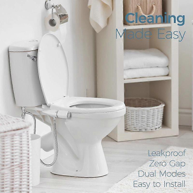 Bidet Attachment for Toilet Dual Nozzle with Adjustable