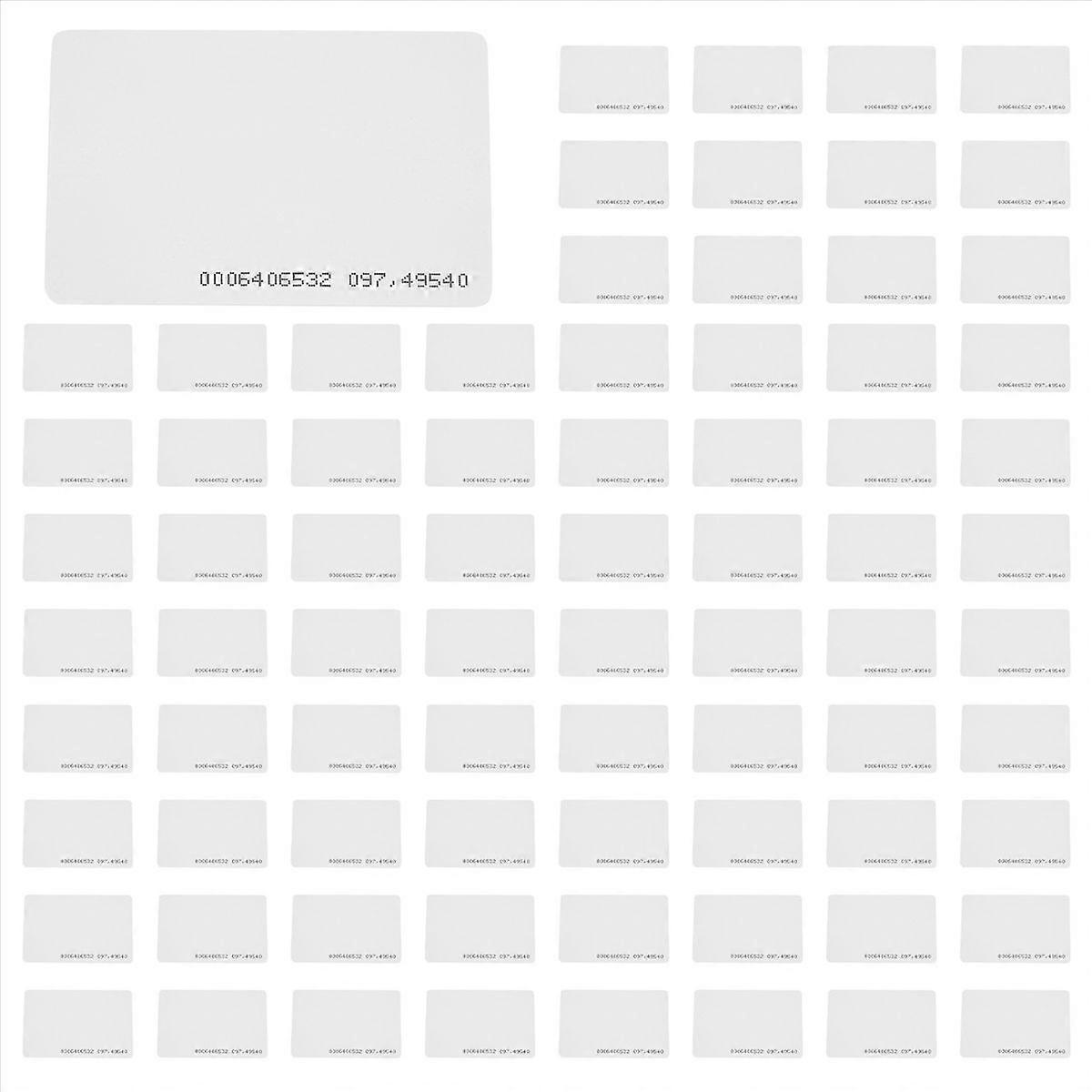 50Pcs Access Control Card 125KHz EM4100 TK4100 Smart Proximity Card