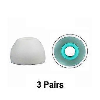 3 paar siliconen siliconen voor Sony WF-1000XM4 Écouteur Oreille soeplepels Handig voor 90% écouteurs intra-auriculaire É