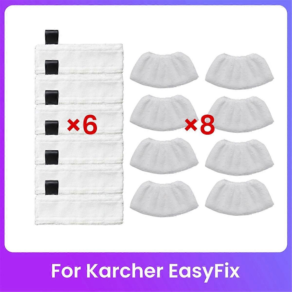 14pcs Microfiber Cleaning Pad Set for Vacuum Cleaner Parts