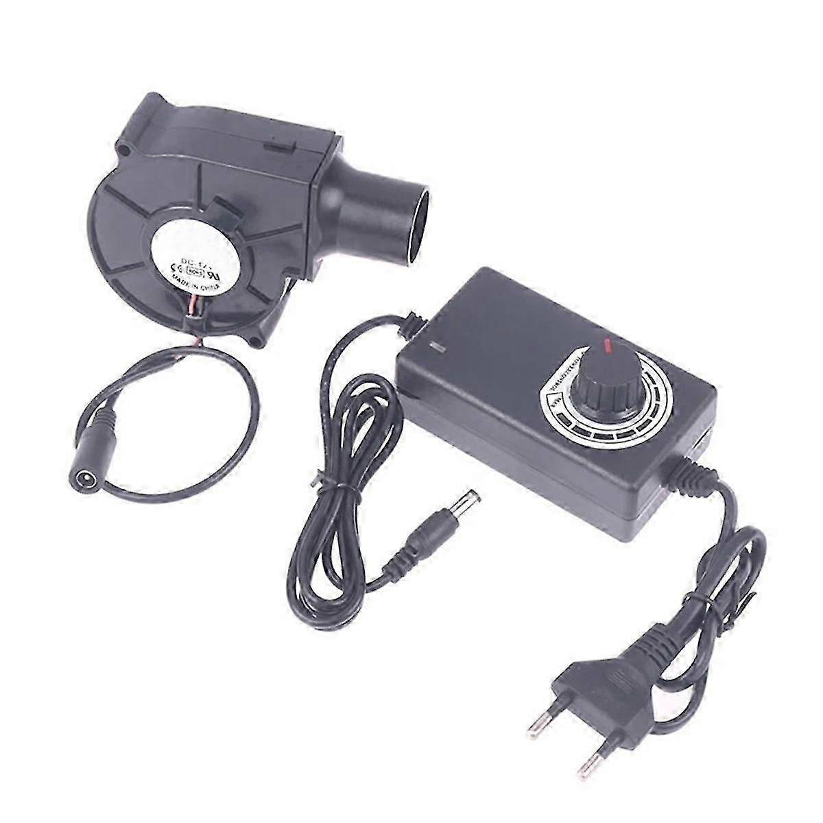 7530製錬金属ファンポータブル送風機2500R遠心ラジアルエアクーラーファンバーベキューブロワー木炭冷却EUプラグ