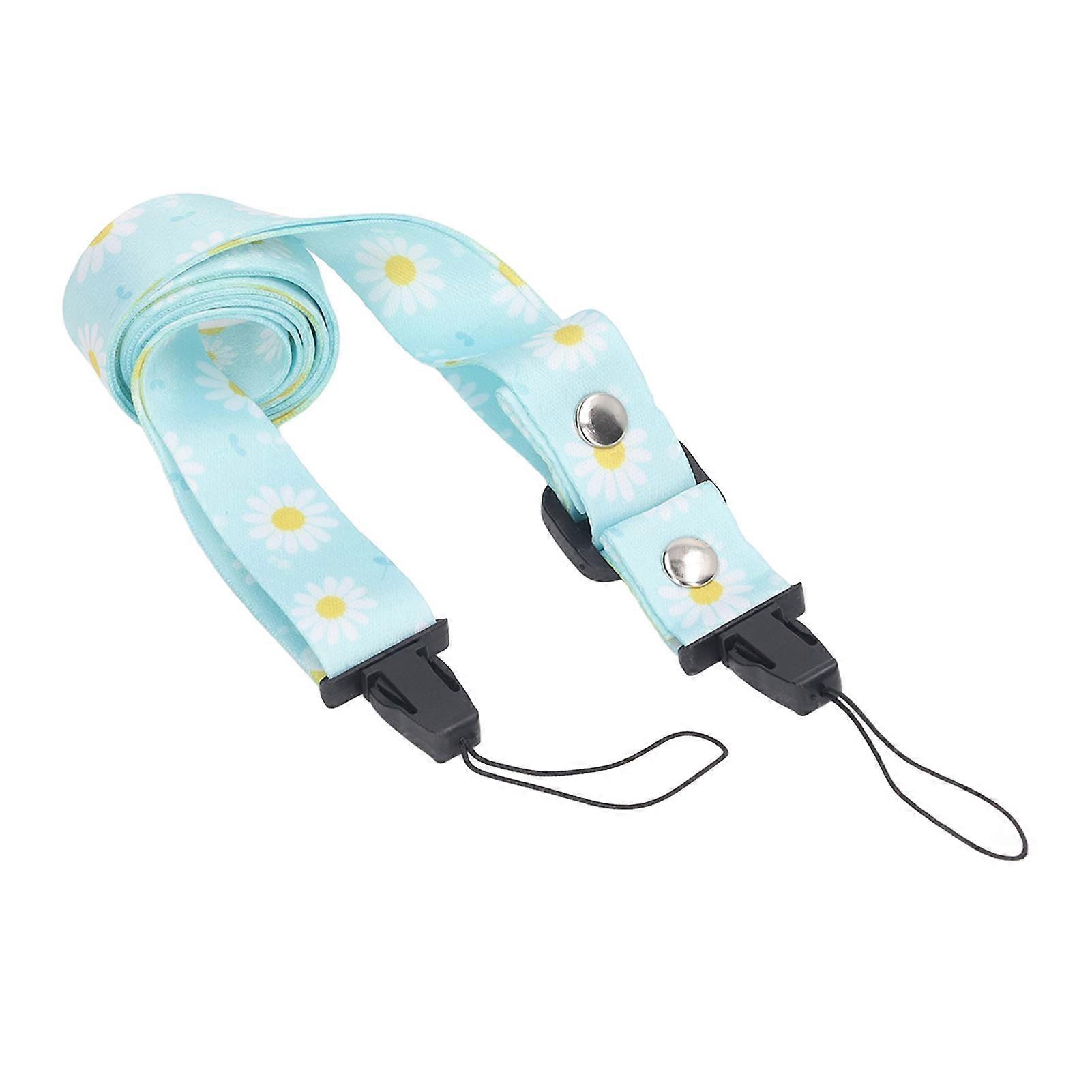 1.2m Camera Shoulder Strap Length Adjustable Multifunctional Stylish Printed Camera Belt for Instant Camera Mini12 11 8 Flower Pattern 