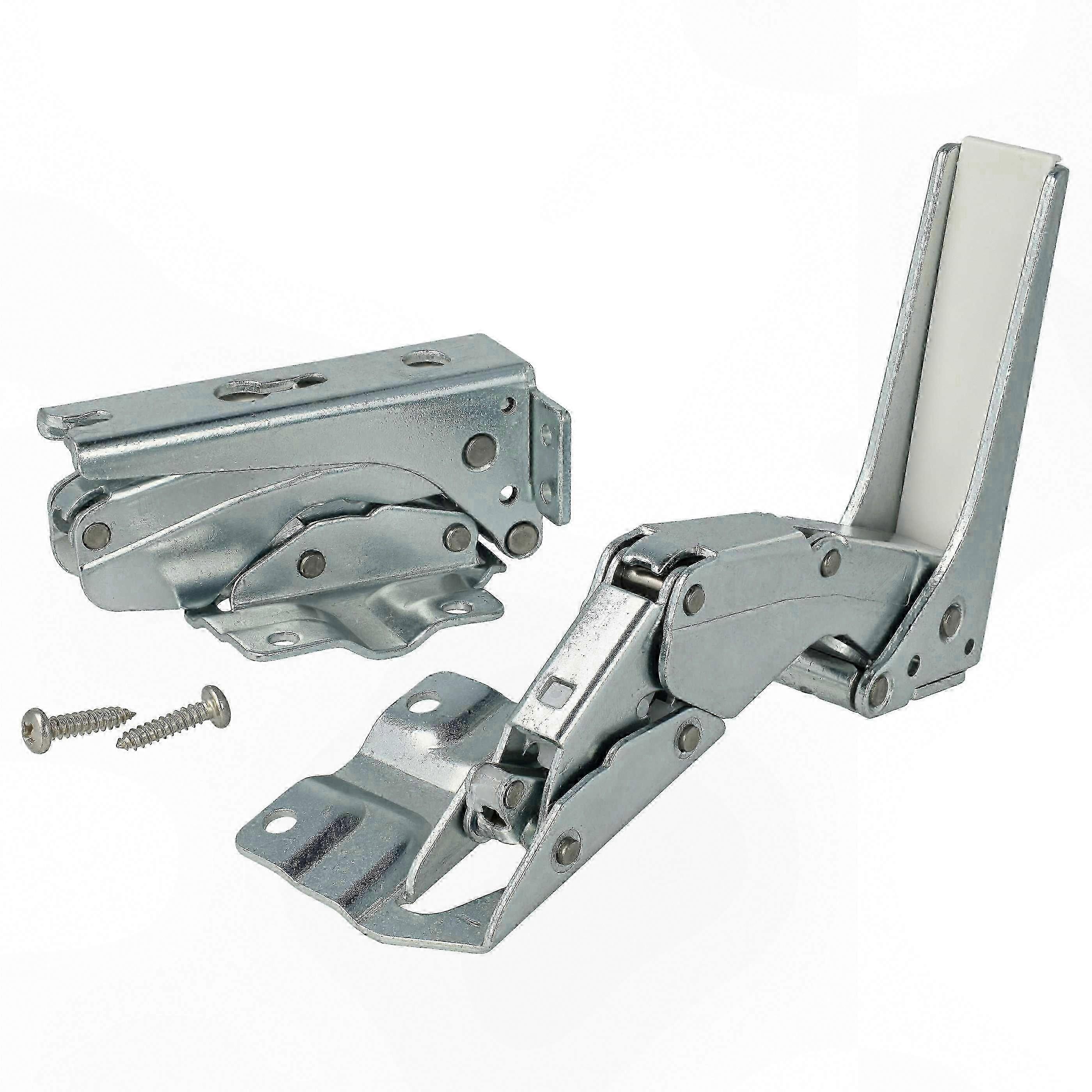 Refrigerator Door Hinge Repair Kit - 2 Pack Replacement for Select Models