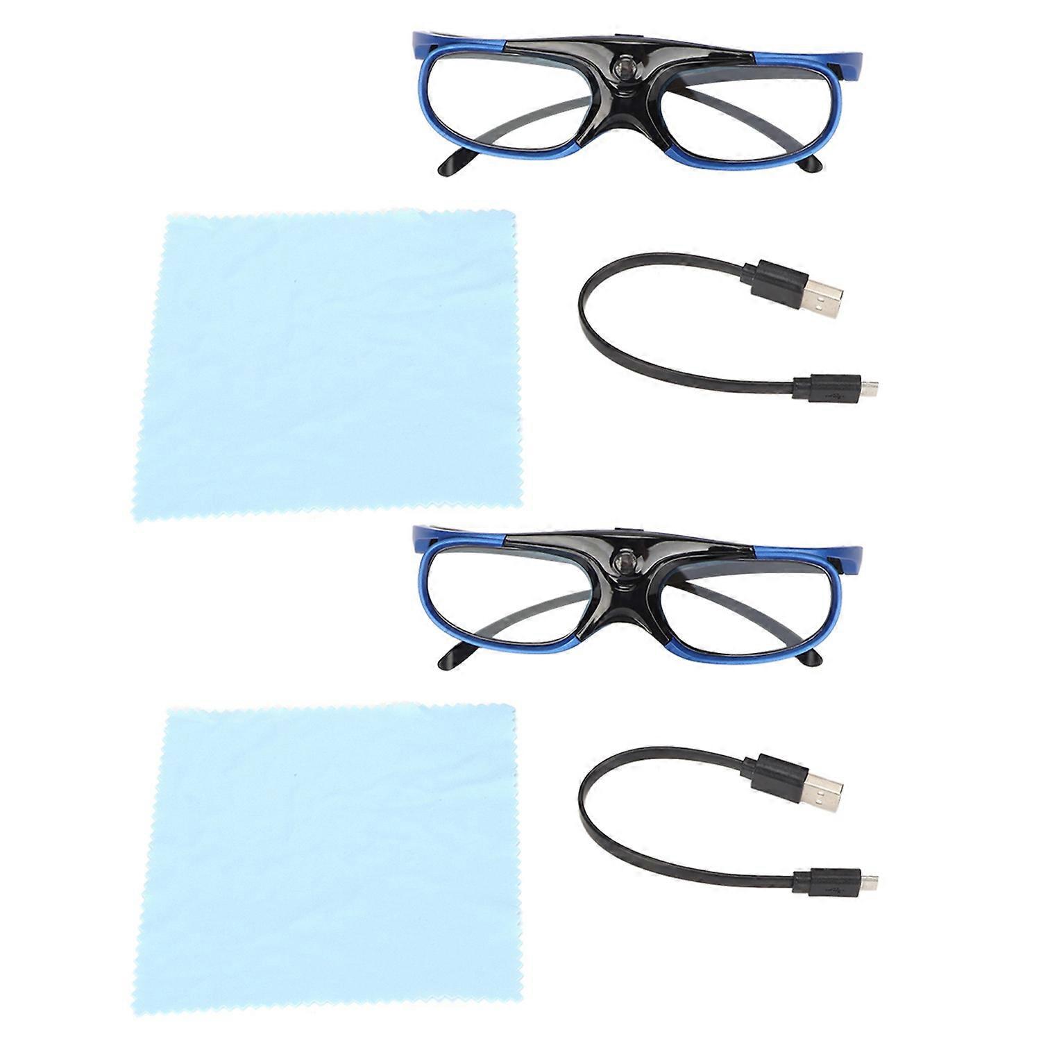 144Hz DLP Link 3D Glasses Rechargeable 3D Active Shutter Glasses for All DLP Link 3D Projectors