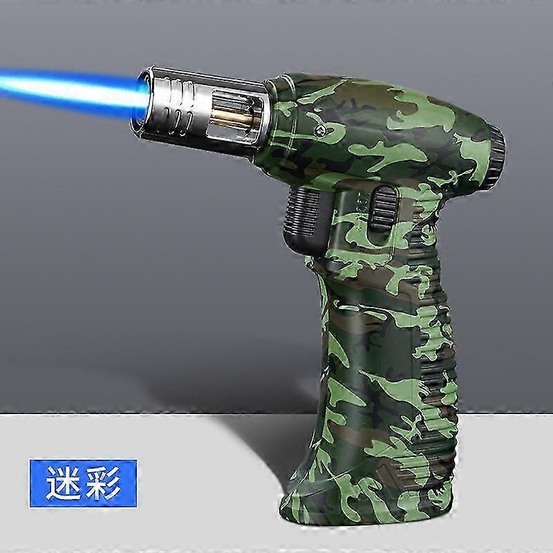 Hand-held spray gun with fixed fire multi-purpose high temperature welding gun inflatable lighter
