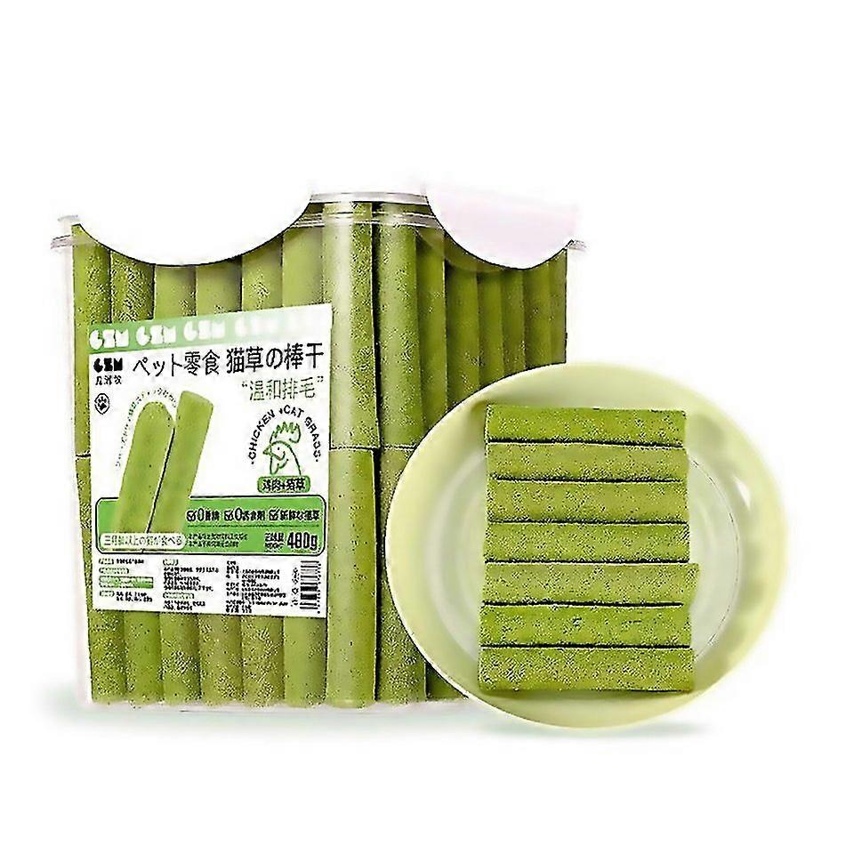 For 80pcs Cat Grass Teeth Grinding Stick Snacks Cat Teeth Cleaning Sticks