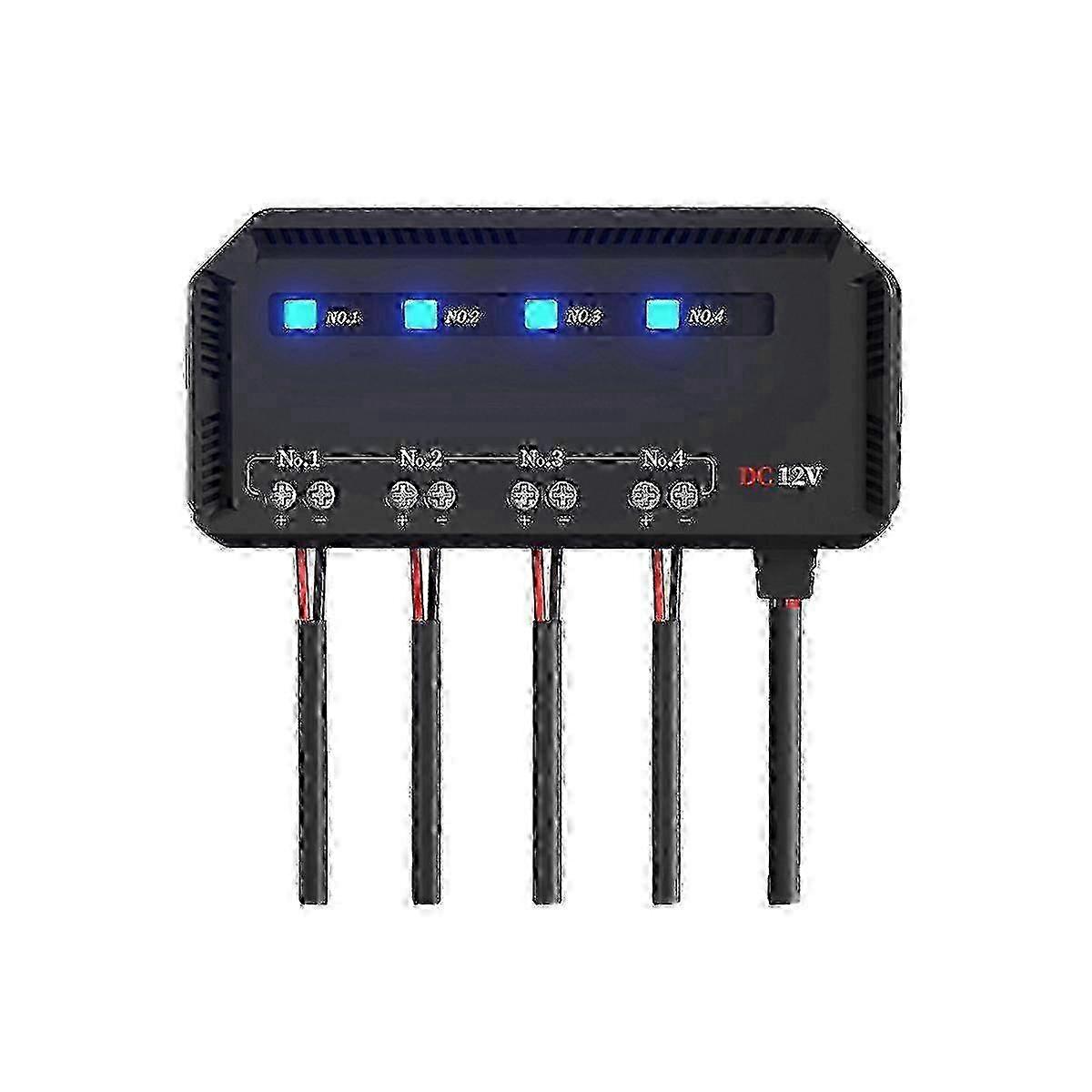 Universal 12V Fuse Block with 20A Relays for Motorcycle and Automotive Battery Protection