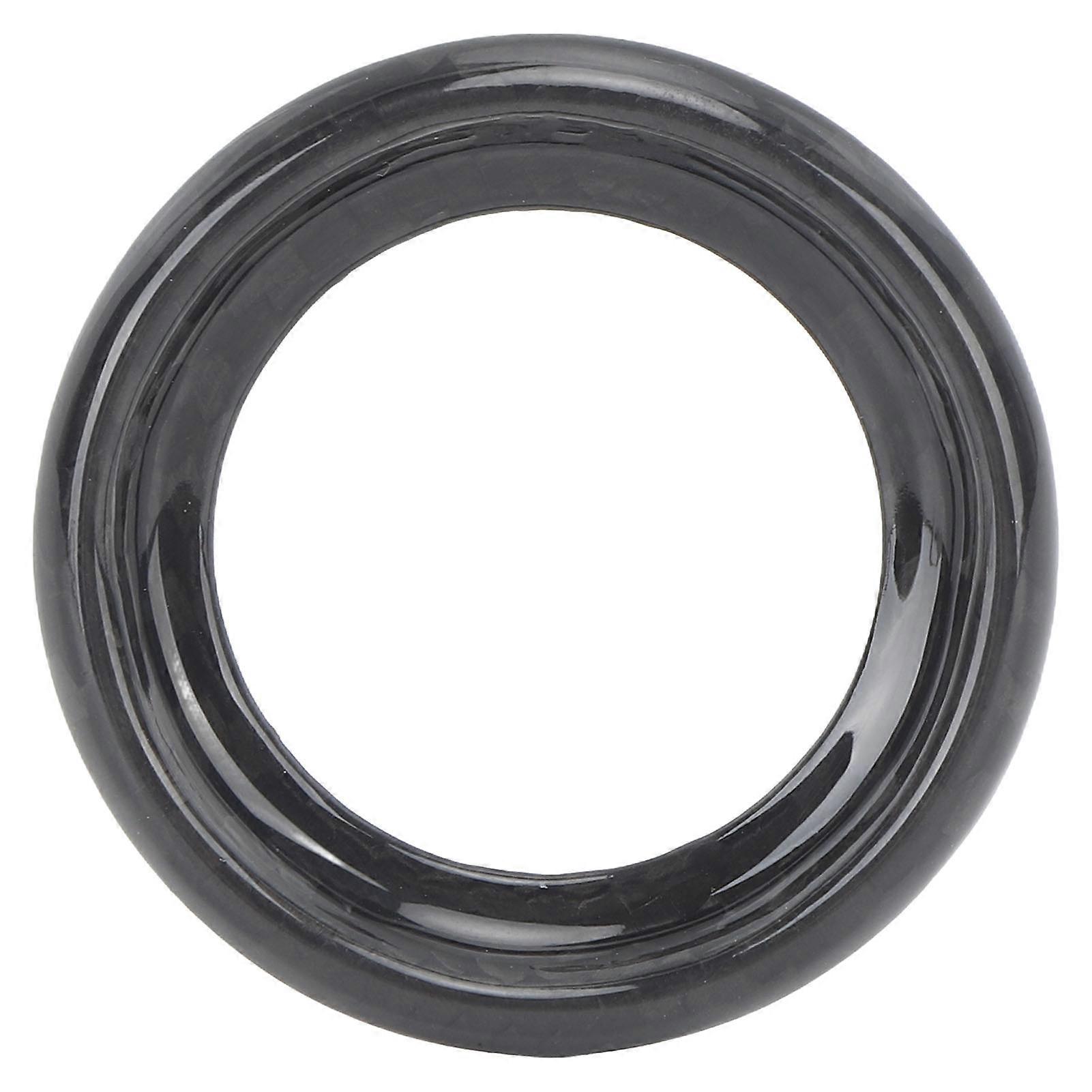 Carbon fiber ring cover for Chevy Corvette C8 start button