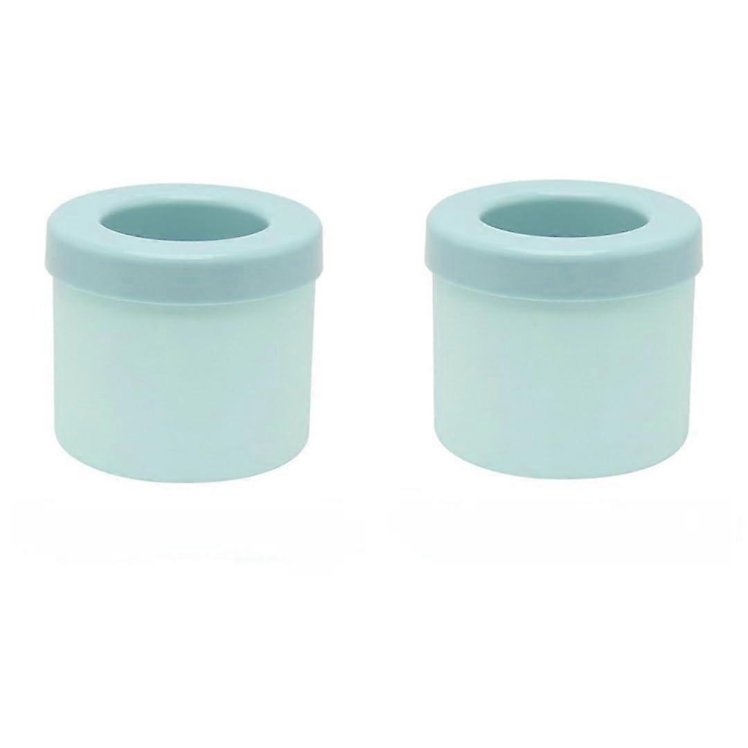 3D Silicone Ice Cube Trays 2Pack Makes 60 Mini Crushed Ice Cubes  SqueezeRelease Ice Cup For Whiskey, Cocktails  Blue