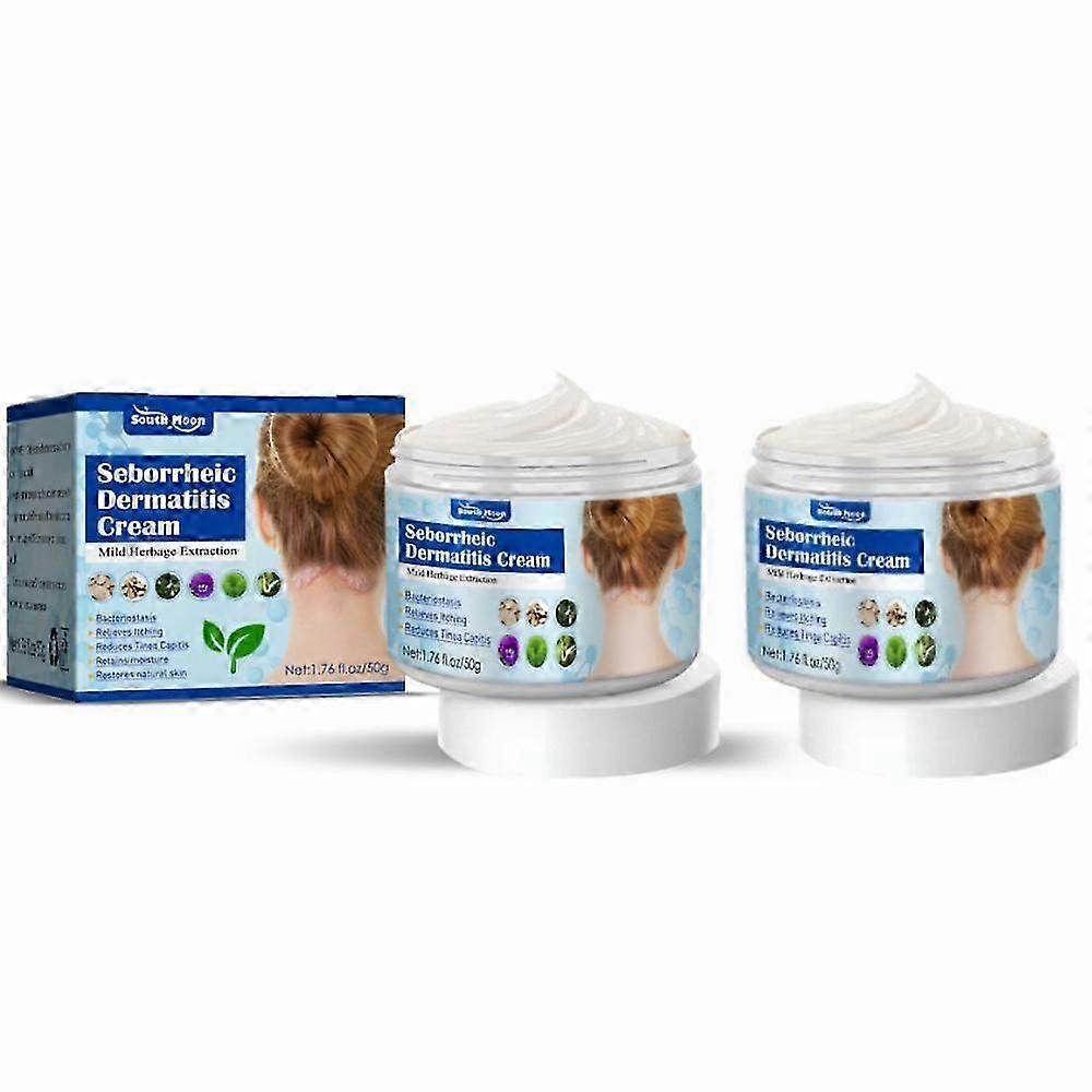 1-3 STÜCKE Seborrhoische Hautcreme Kopfhautbehandlung Beruhigende Feuchtigkeitssalbe 50g
