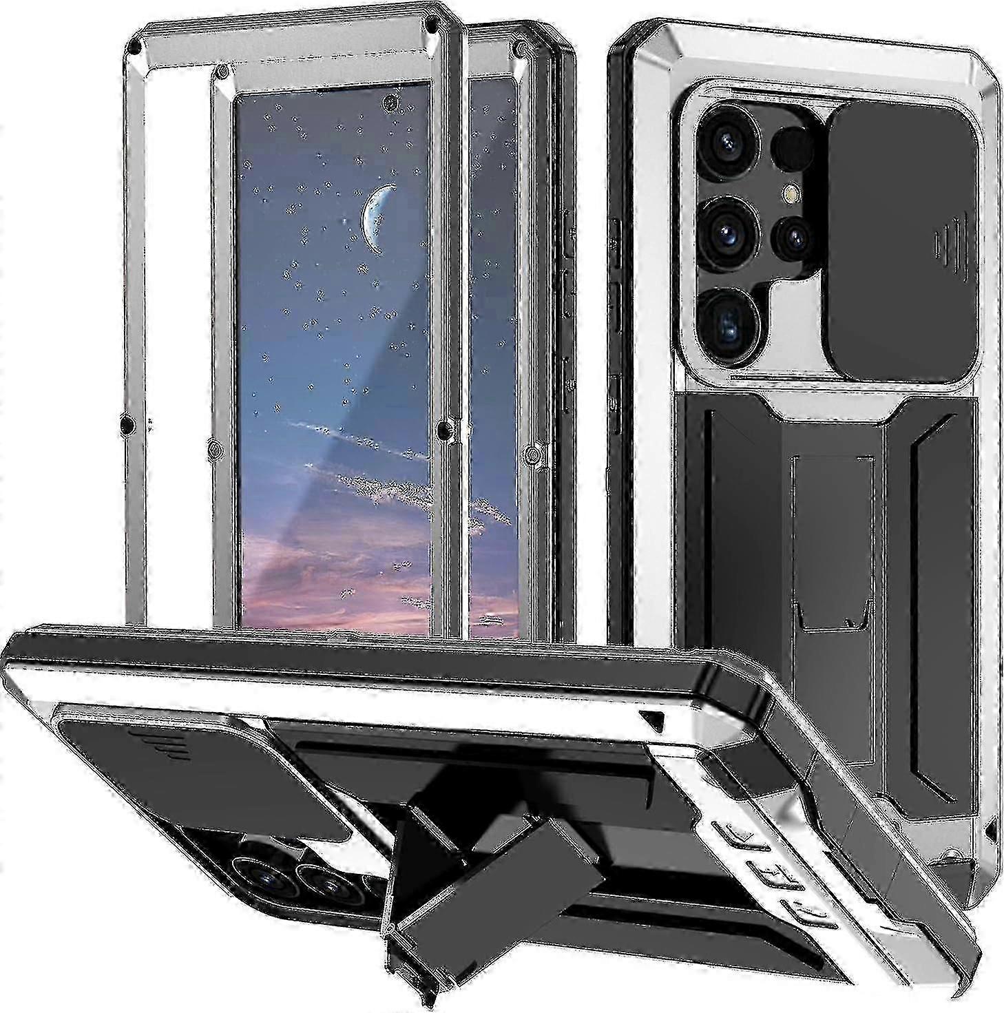 Shockproof case for Samsung Galaxy S24 Plus waterproof sliding