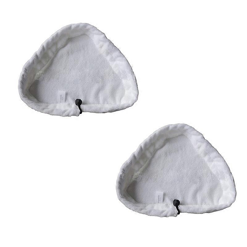 2PCS Triangle Steam Mop Cloth Cover,Household Replaceable Pad Mop Cloth