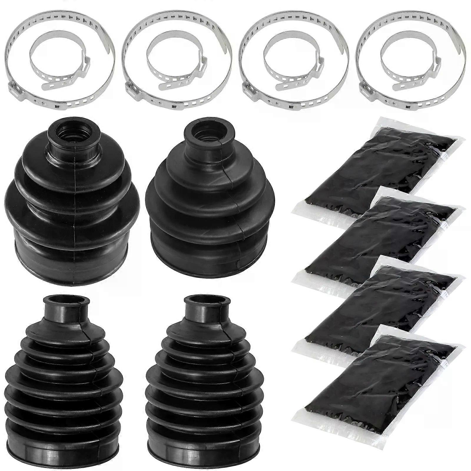 Front & Rear Axle Inner Outer CV Boot Kit For Yamaha Kodiak 450 YFM450 2022-2025 NO.88617