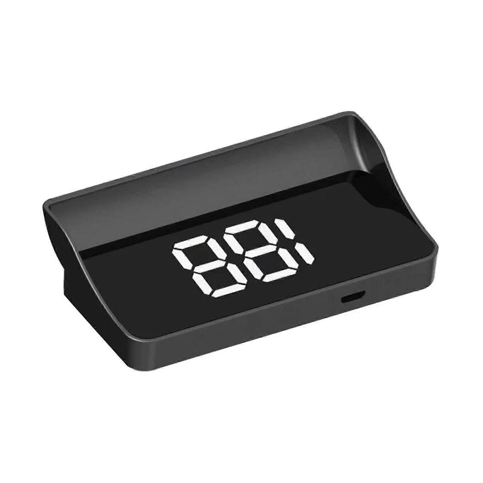 Car Mounted Head Up Display GPS Speed Readout KM/H Digital Speedometer Universal Fit