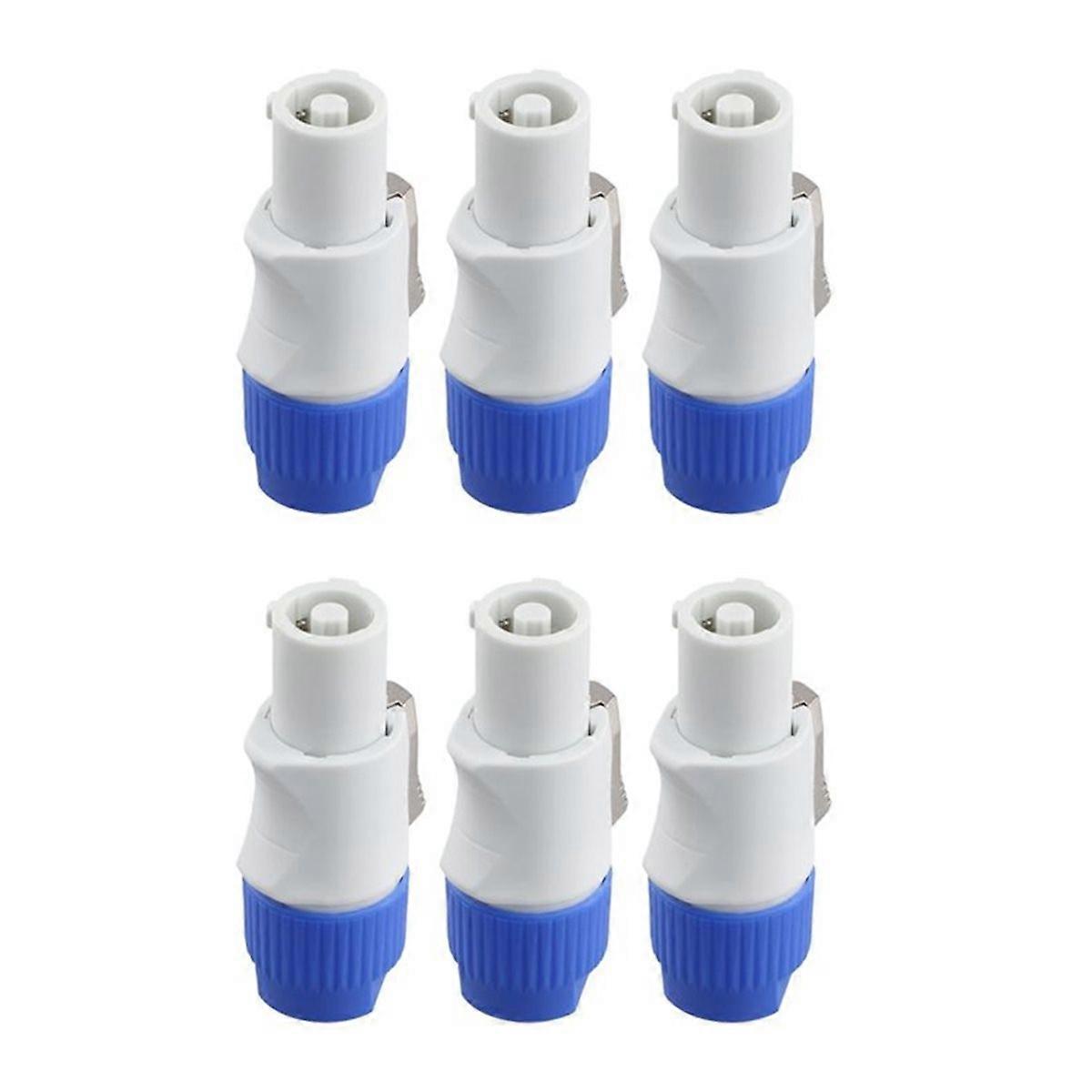 6pcs 3 PIN Male Powercon Connector Signal Output Jack