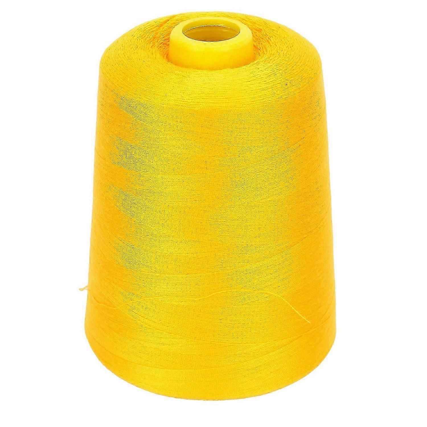 Sewing Thread 8000 Yards Multiple Coloured Polyester Yarns for DIY Embroidery Machine Project385 Yel