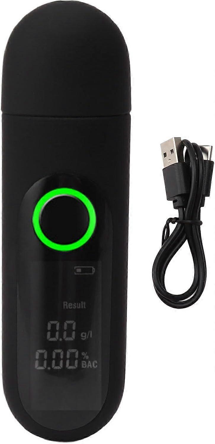 Digital Alcohol Tester High Accuracy LCD HD Display USB Rechargeable Portable