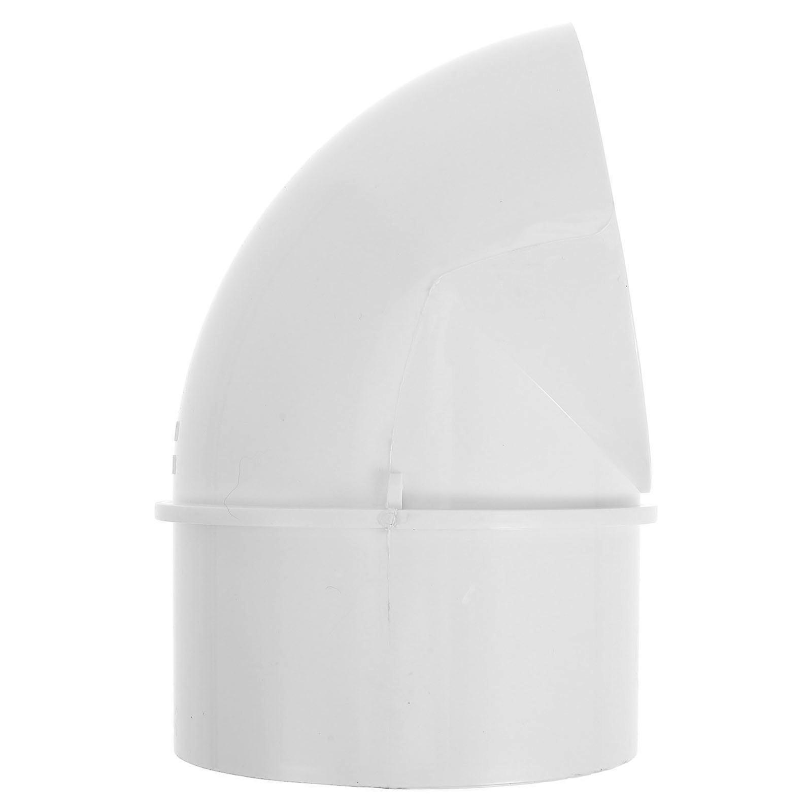 Outdoor Exhaust Vent PVC Wall Cap Windproof Ventilation Cover