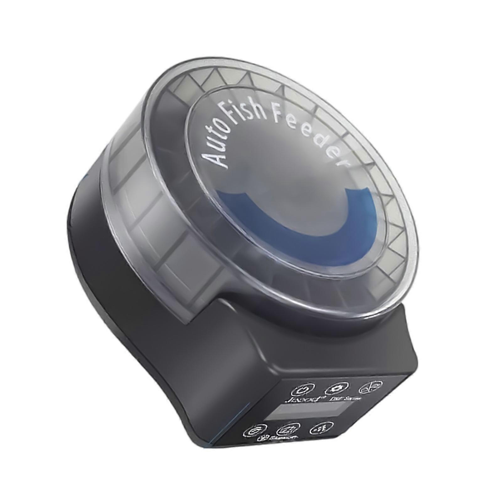 Automatic Round Water Pet Food Distributor Clock Controlled For Various Feed Varieties Battery Run Simple Configuration Multicolor