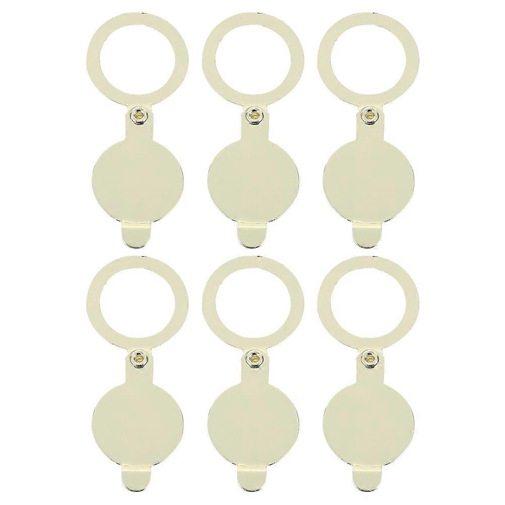 Door Viewer Privacy Cover Easy Installation Security Enhancement For Apartment 6Pcs