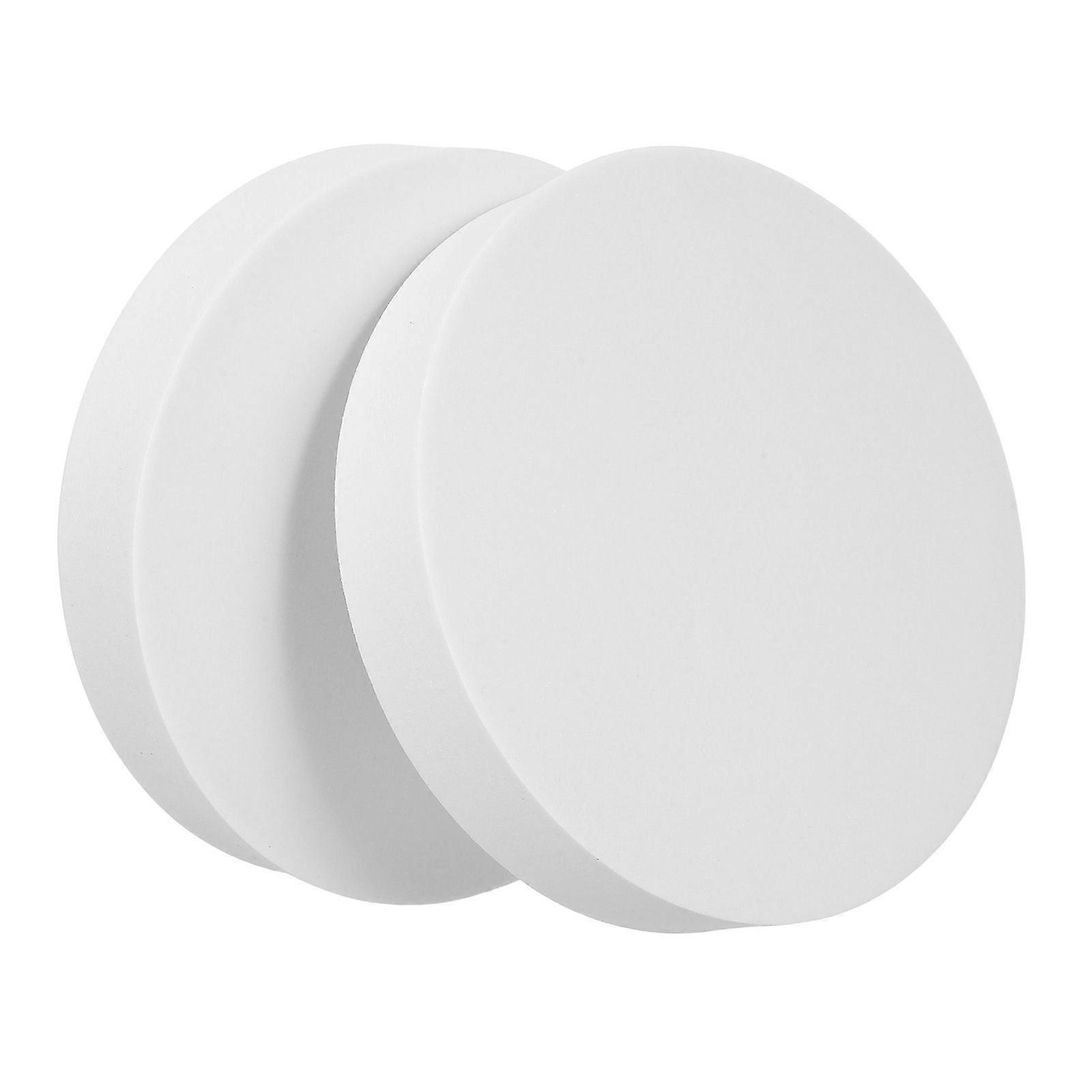 2pcs Foam Circles: Crafts Polystyrene Round Foam Disc for DIY Projects Sculpture Modeling Arts and Decorations Supplies