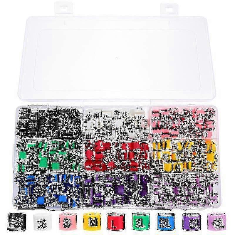 450pcs Kleiderbügel Größe Marker