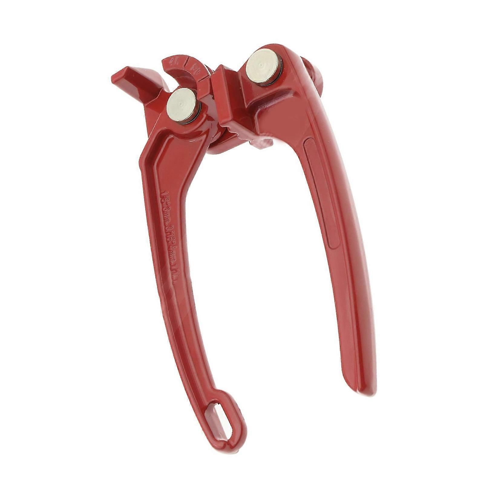 Automotive 3 in 1 Tube Bender Tool Pipe Bending Tool for Precisions Pipe Bending & Multifunction  Use in Various Environment  red