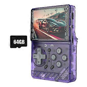 Mini console de videogame portátil 64 GB + 10.000 jogos Pocket Retro Video Player para PS1 GB PSP Multipl