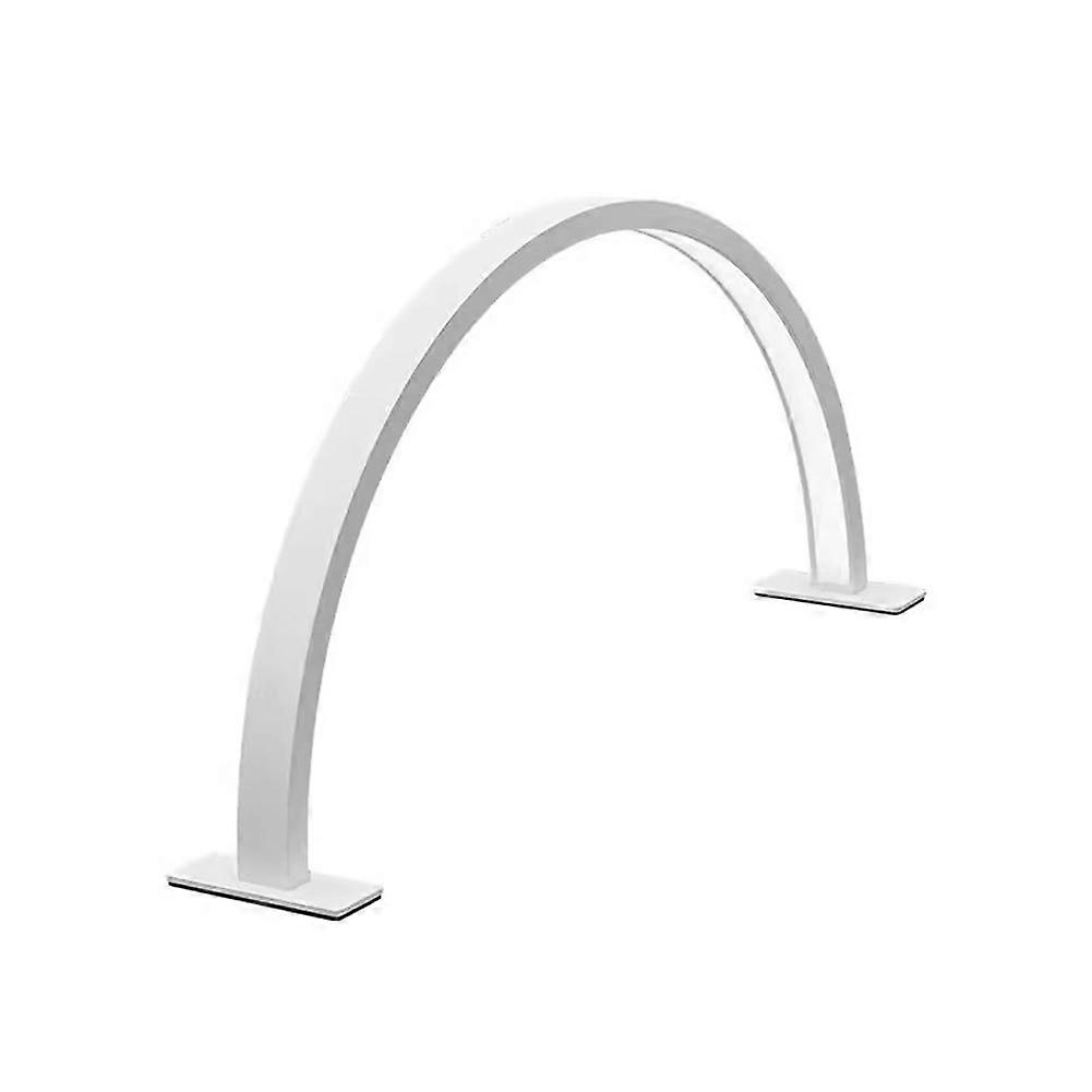 Halve maanlamp voor nagelbureau, USB-bureaulamp voor nagels, wimpers, tatoeages, wenkbrauwen, LED-tafellamp, bureaulamp, wit