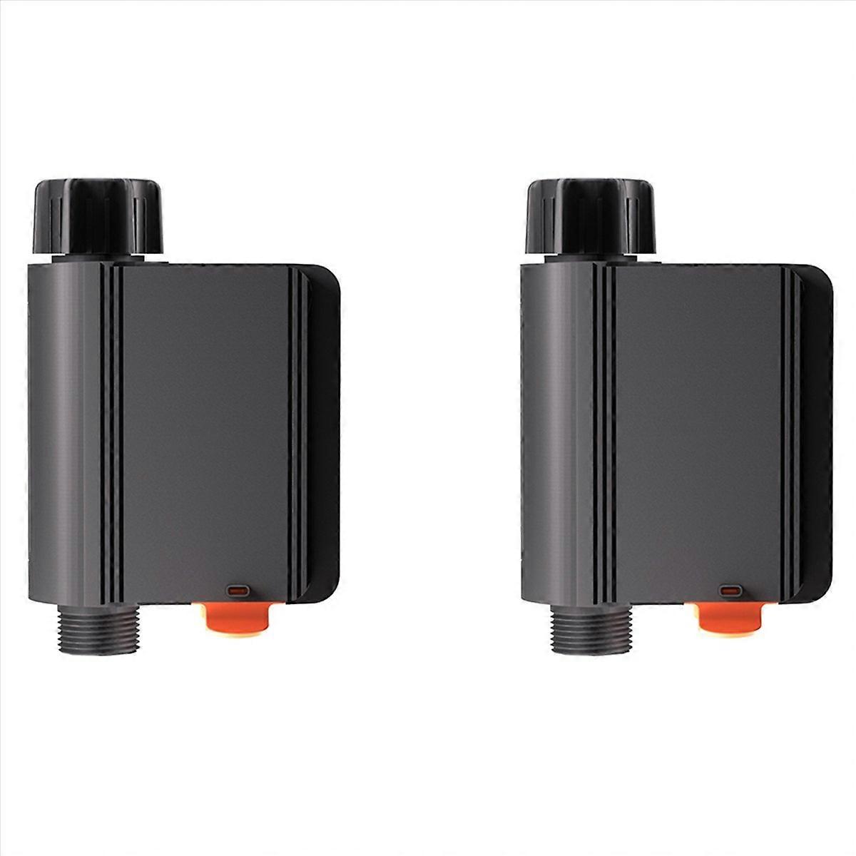 2X Zigbee Smart Water Valve Smart Timing Irrigation Switch IP55 Automatic Irrigation Easy Install Re