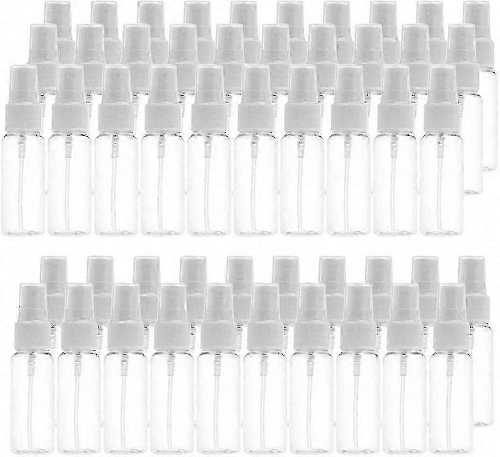 50 Pack of Transparent Empty Spray Bottles with Atomizer 30ml Capacity Ideal for Perfume and Travel 25-26