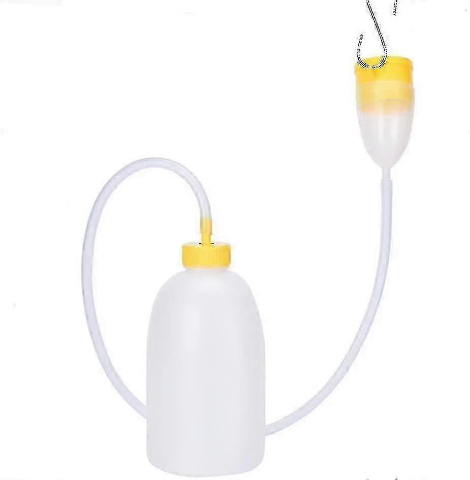 Urine bottle with secure lid for men