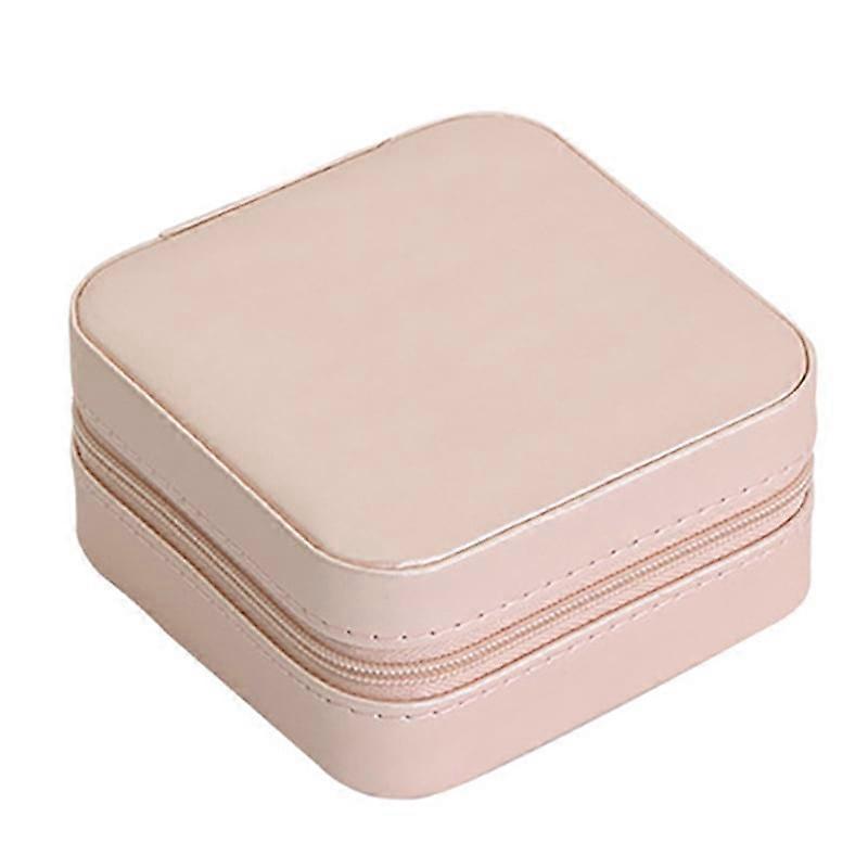 PU Simple Storage Earrings Jewelry Box Single Layer With High Quality