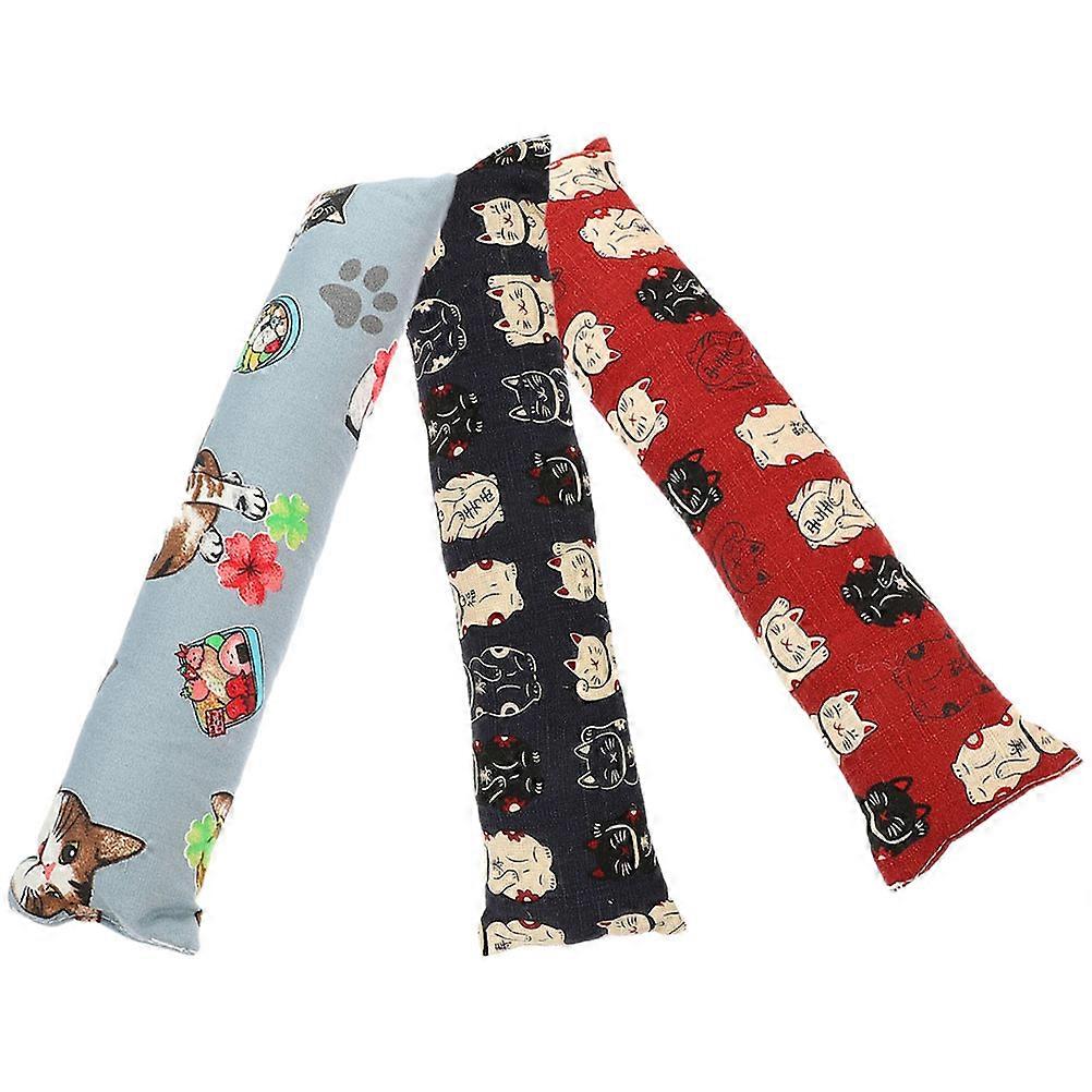 Cat Chew Toy Catnip Toys Interactive for 3Pcs Pillow Shaped Kitten Toy