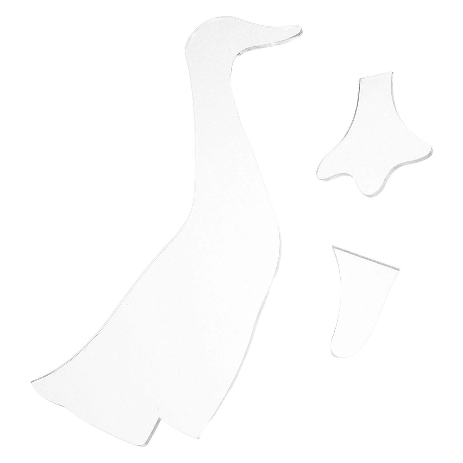 Creative Sewing Patterns for Quilting Stuffed Duck Template 3Pcs Set