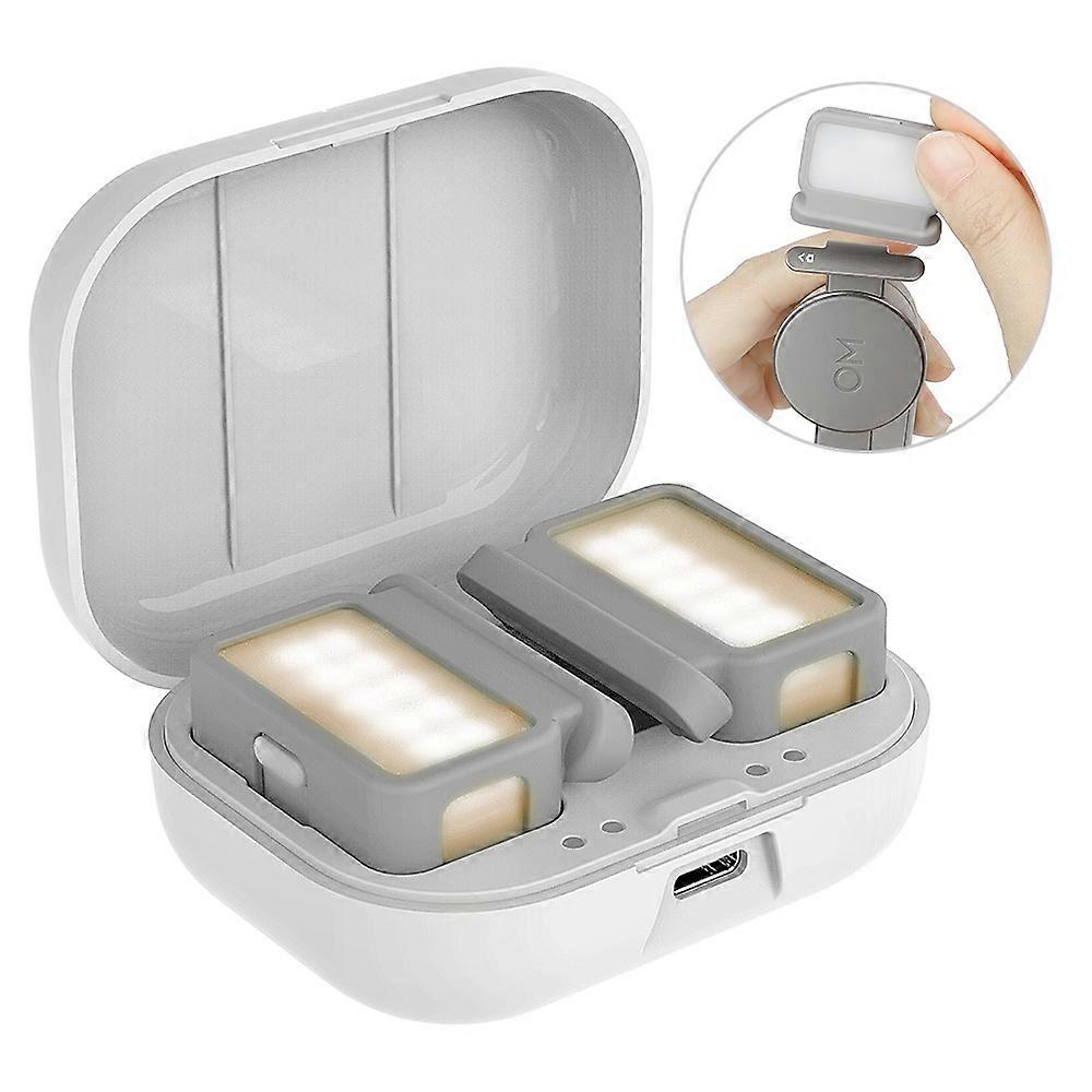 SUNNYLIFE L375 Two-way Fill Light Vlog Video Recording LED Lamp with Charging Case for DJI OM 5 4 SE