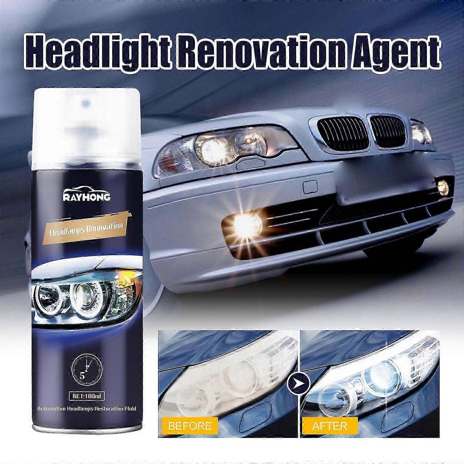 Car Headlight Repair Liquid - Nano Coating for Scratch & Yellowing Protection, Easy Application, UV & High Temp Resistant
