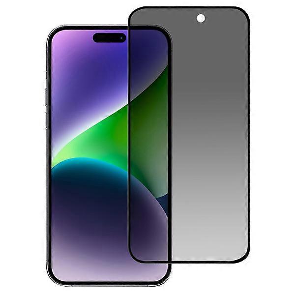 Privacy Full Coverage Tempered Glass Screen Protector compatible with iPhone 16 Pro Max