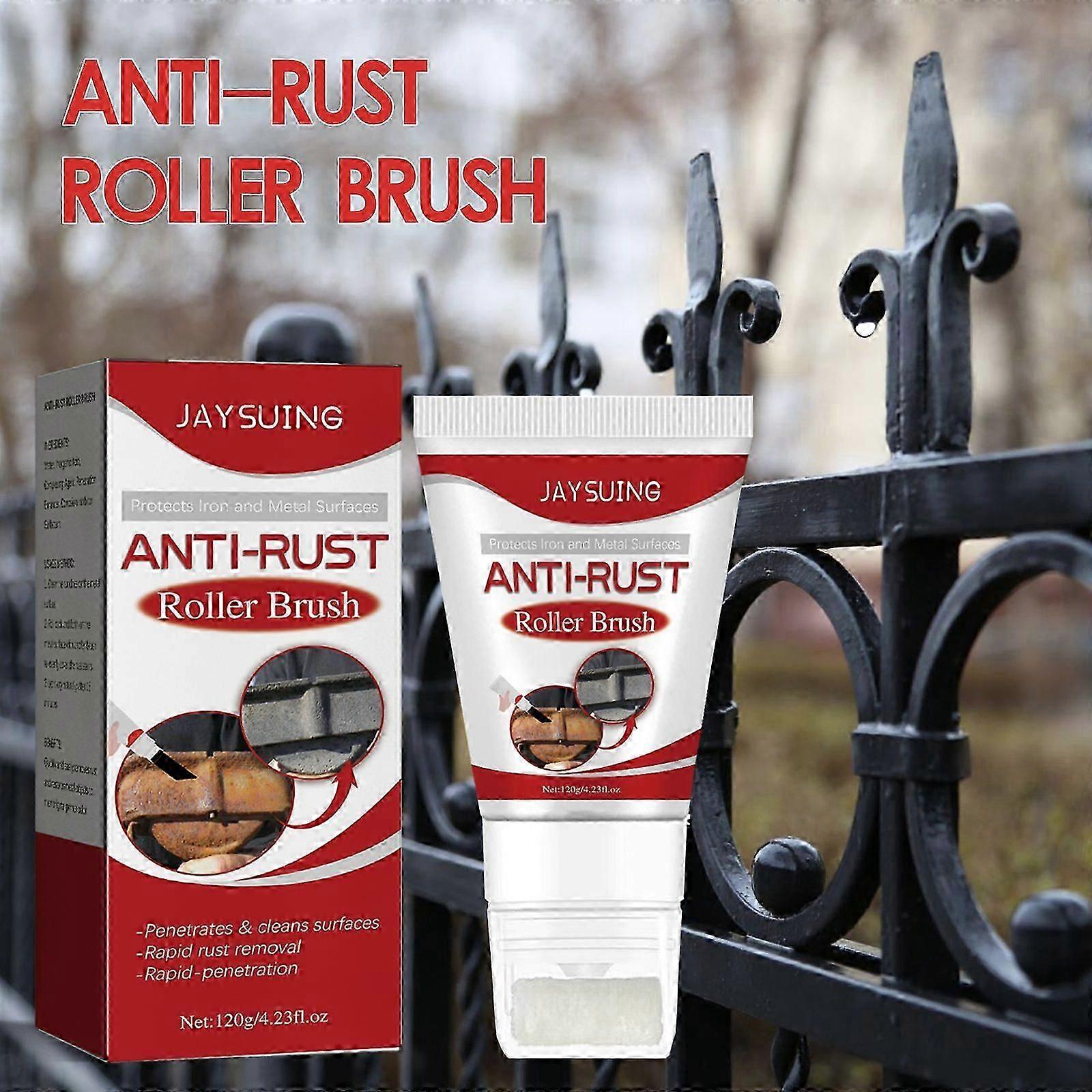 EcoFriendly Rust Removal Roller Brush  Durable, Odorless Metal Coating Primer, 120g