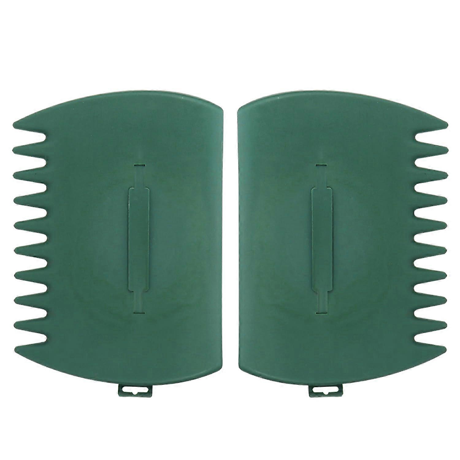Leaf Scoops Garden Leaf Grabber 2pcs Large Plastic Hand Rake with Adjustable Handle Straps for Yard Cleanup