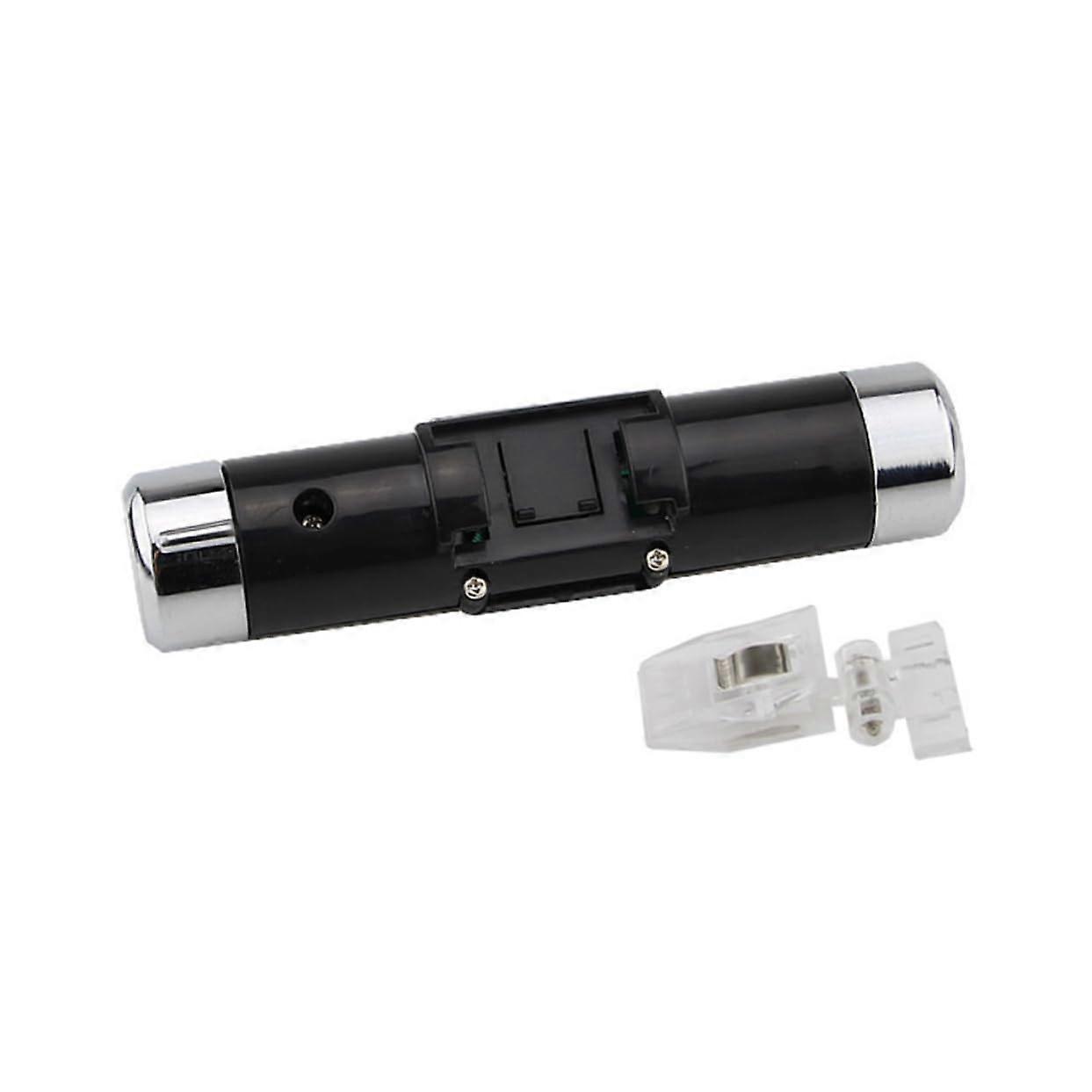 Car Digital Thermometer with Clock, Dual Time Temperature Display, Blue Backlight LCD for Vehicles