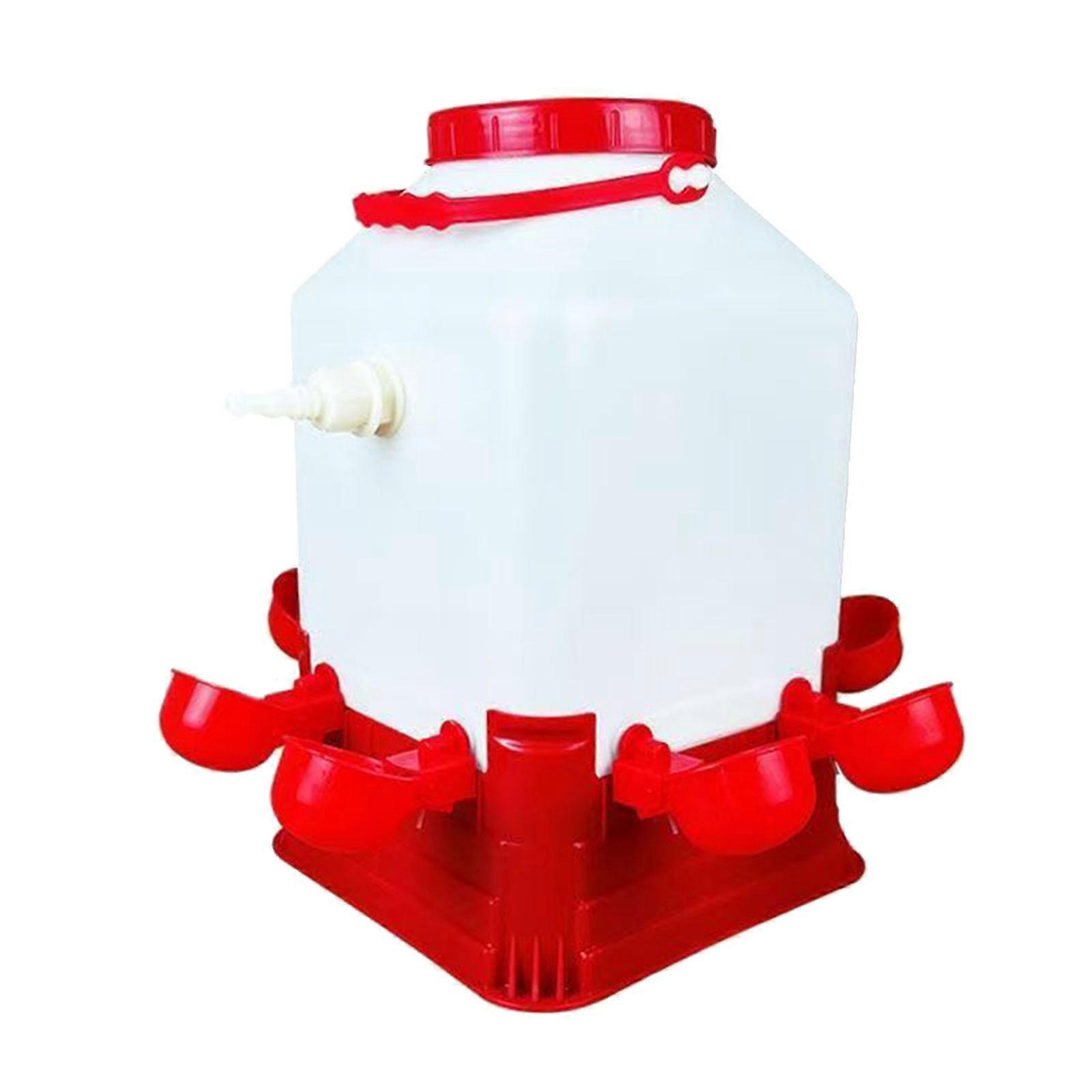 Automatic Chicken Waterer Feeder AntiWaste Design Feeder For Poultry Geese Ducks Leakproof Seal Antispill Feeding Tool Multicolor