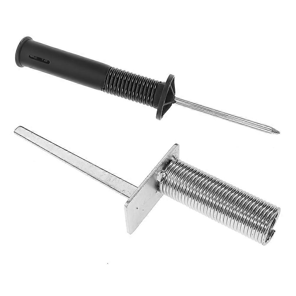 Corner Flag Spring Base for Soccer Training 2Pcs Ground Nail Equipment