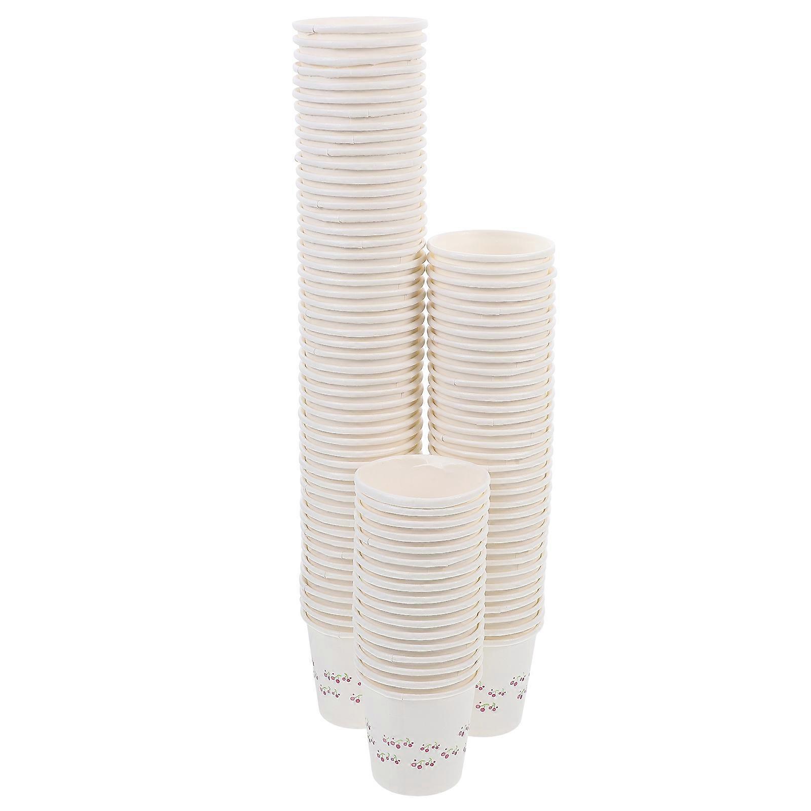Small Paper Tasting Cups for Drinking 100Pcs Mini Disposable Sampling Cups