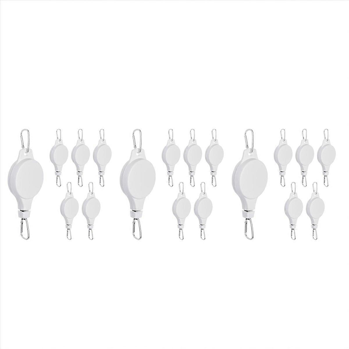 6 Pack Retractable Hanger Reach Plant Pulley Adjustable Height Wheel